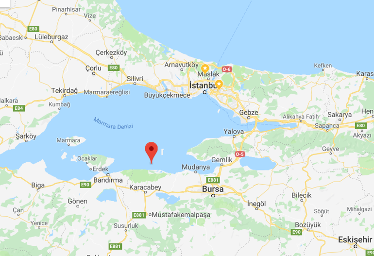 Marmarada 4.0 büyüklüğünde deprem