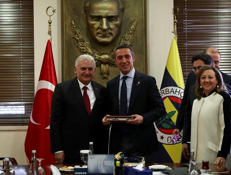 Binali Yıldırımdan Fenerbahçe kulübüne ziyaret