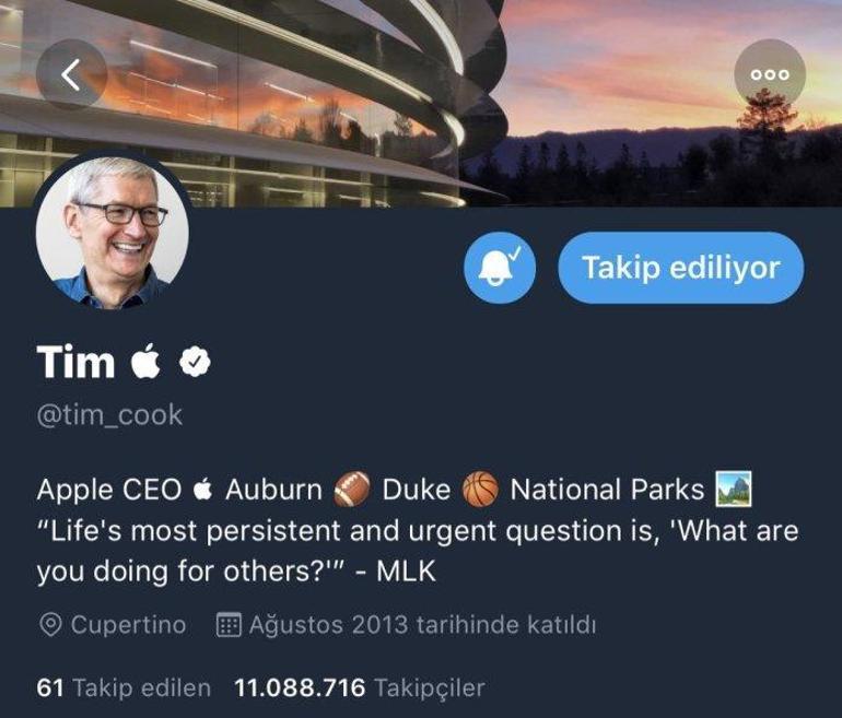 Tim Cook ismini güncelledi