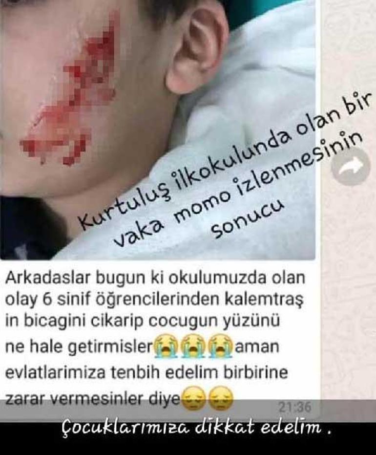 Kız öğrenci kalemtıraş bıçağı ile arkadaşını yüzünden yaraladı