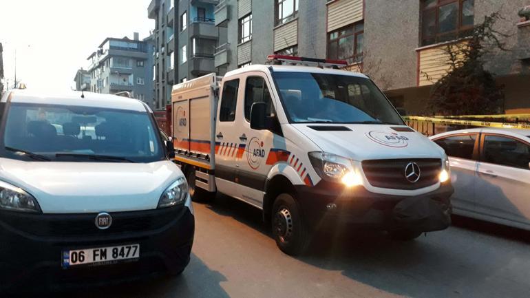 Ankarada kolonlarında çatlaklar oluşan 3 katlı bina boşaltıldı