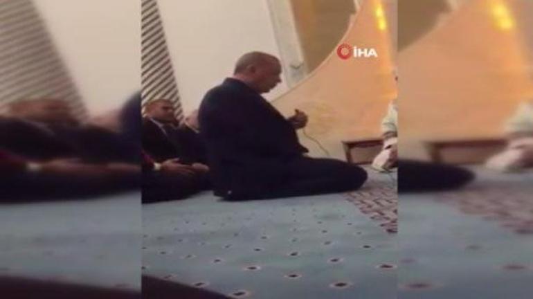 Cumhurbaşkanı Erdoğan Nihal Atakaş Camiinde Kuran-ı Kerim okudu