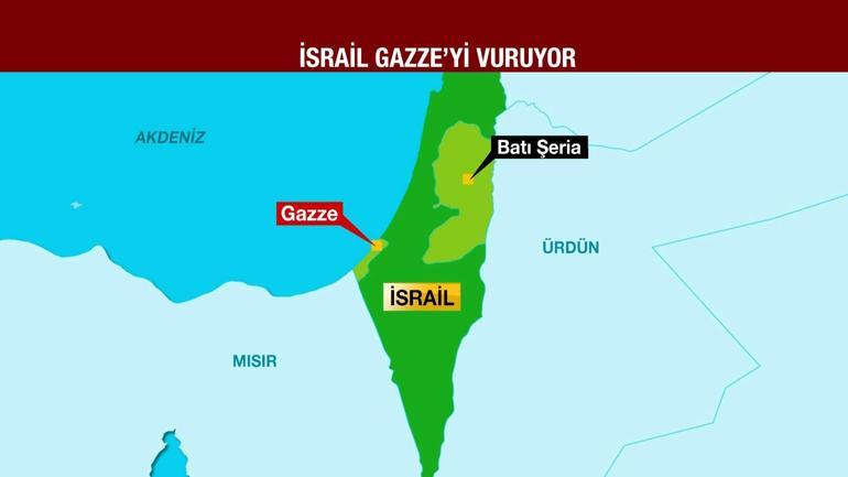 İsrail Gazzeye saldırdı