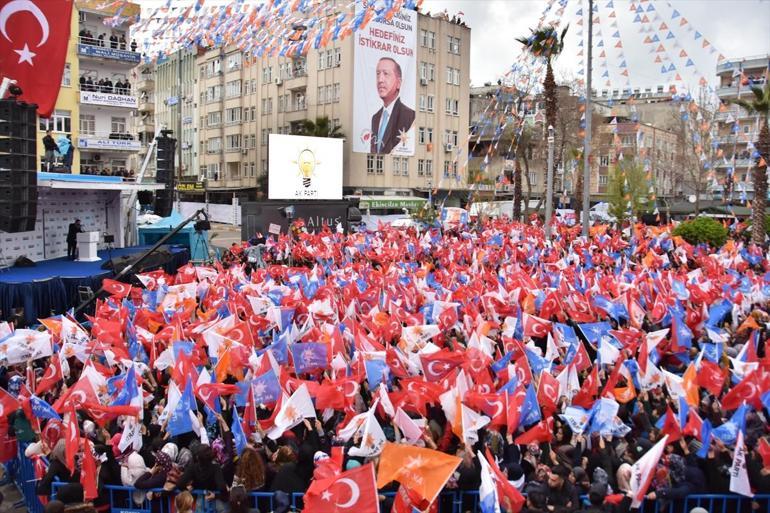Cumhurbaşkanı Erdoğan Adıyamanda:  Bizim trenden inenler bir daha bu trene binemeyecekler