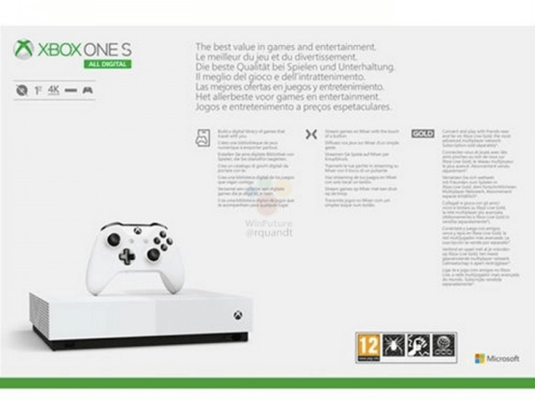 Disksiz Xbox One geliyor