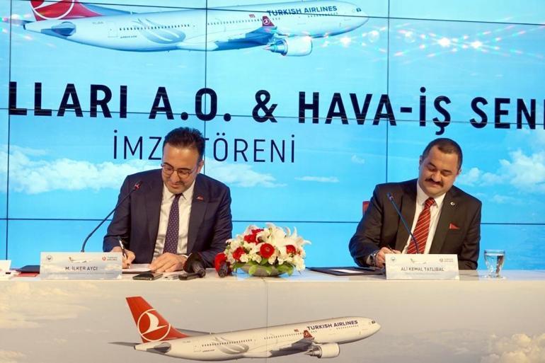 Türk Hava Yolları ve Hava İş Sendikası Toplu İş Sözleşmesine imza attı