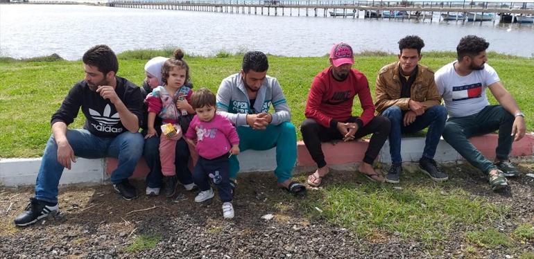 Balıkesirde 41 düzensiz göçmen yakalandı
