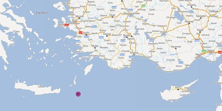 Son dakika... Akdenizde 4.4 büyüklüğünde deprem