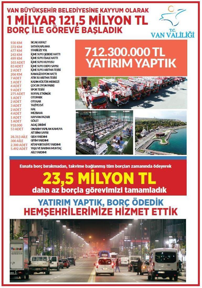 HDPli Belediyenin yaptığı borç açıklamasına, Van Valiliğinden açıklama