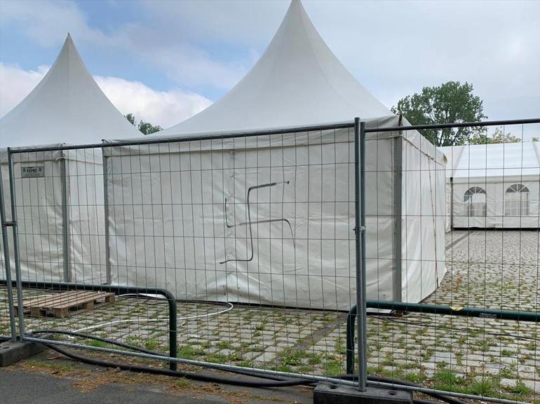 Almanyada ramazan çadırlarına ırkçı saldırı