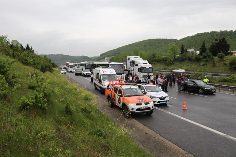 Anadolu Otoyolunda kaza