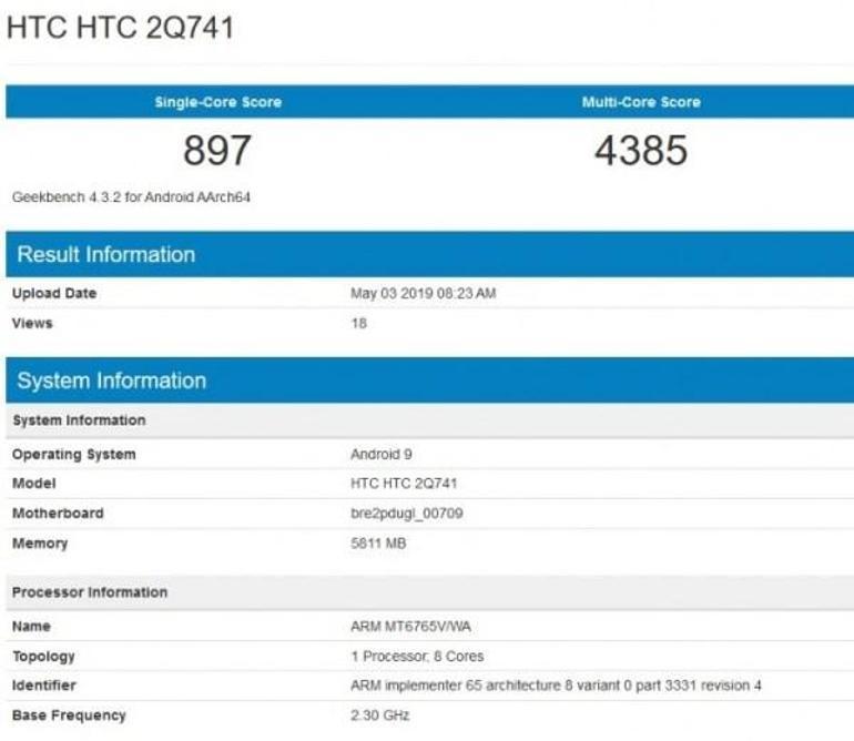 HTC şu aralar yeni bir orta segment model üzerinde çalışıyor