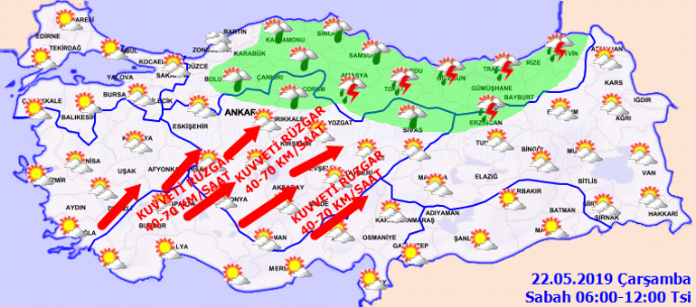 Meteorolojiden son dakika hava durumu verileri