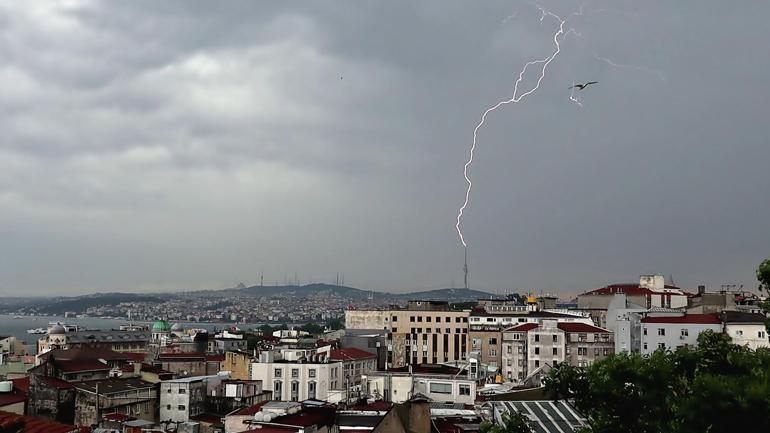Meteoroloji uyarmıştı İstanbulda şiddetli yağış