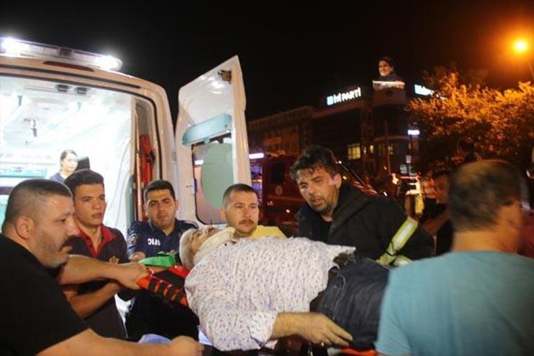 Korku dolu anlar Sıkıştı kaldı