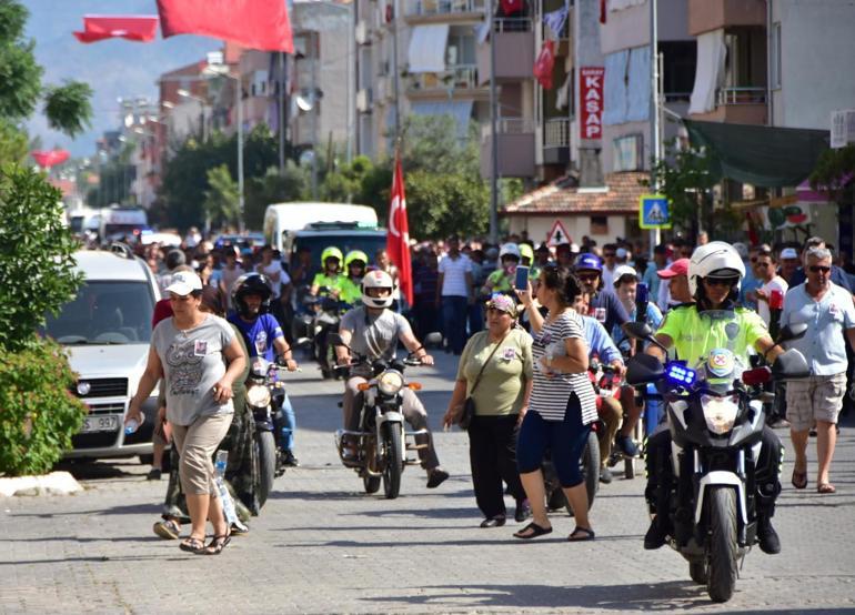 Şehit Üsteğmen, Dalamanda gözyaşlarıyla uğurlandı