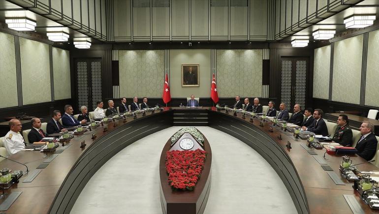 MGK toplantısı Cumhurbaşkanı Erdoğan başkanlığında toplandı