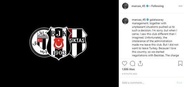 Marcaonun hesabı hacklendi Beşiktaş paylaşımı ortalığı karıştırdı