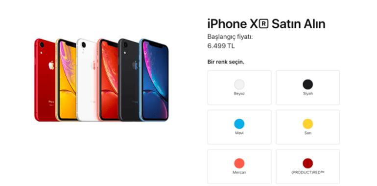 Apple Türkiye, XRın fiyatını düşürdü