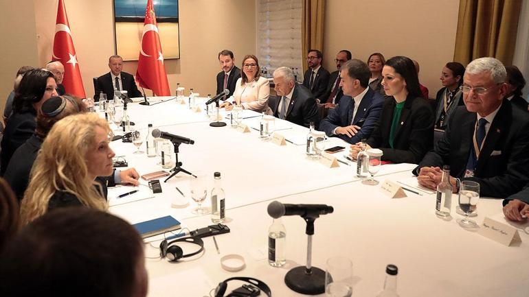 Cumhurbaşkanı Erdoğan ABDde Yahudi kuruluş temsilcileriyle buluştu