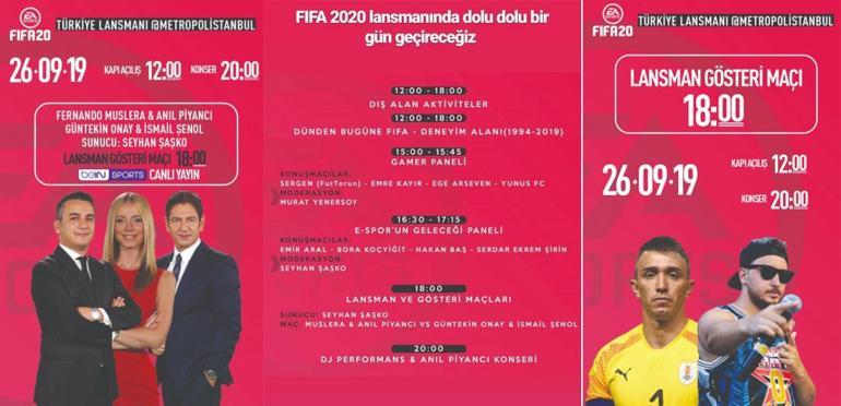 FIFA20 lansmanı İstanbulda