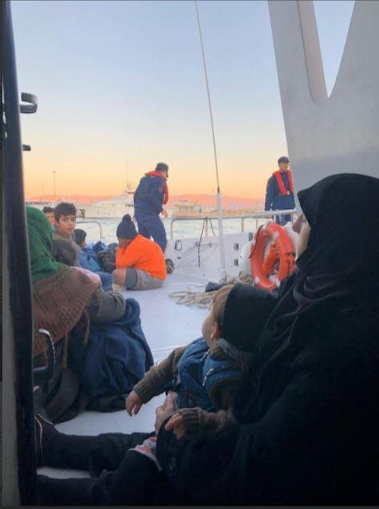 İzmirde 157 kaçak göçmen yakalandı