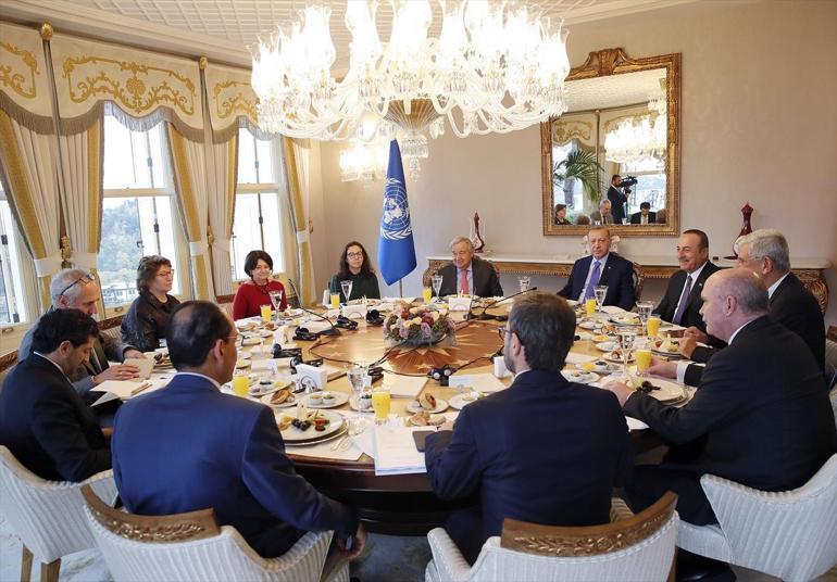 Cumhurbaşkanı Erdoğan, BM Genel Sekreteri Guterresi kabul etti