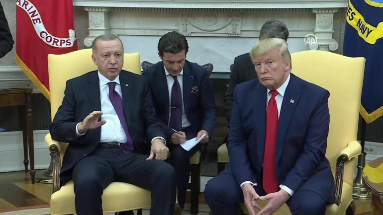 Dünyanın gözü Beyaz Saray’da Erdoğan ve Trumptan ortak açıklama