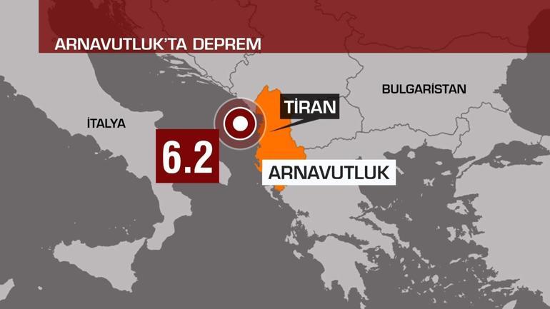 Arnavutlukta 6.4 büyüklüğünde deprem ile sarsıldı