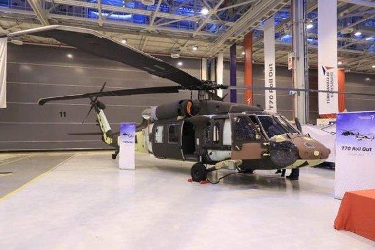 T-70 helikopteri ilk kez hangardan çıkartıldı