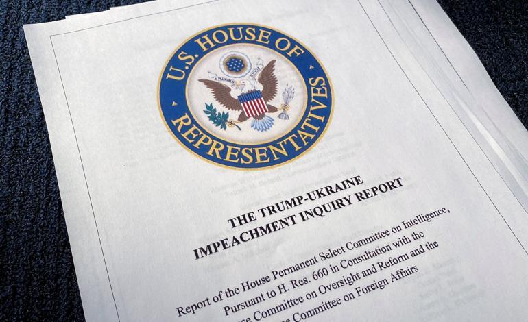 Temsilciler Meclisi İstihbarat Komitesi, Trumpa yönelik azil soruşturması raporunu onayladı