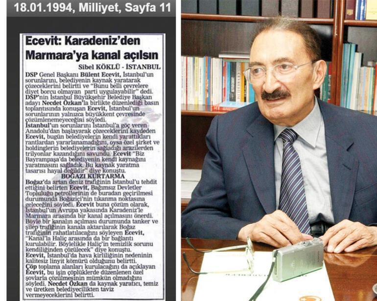 Ahmet Hakan: Kanal İstanbulun fikir babası Ecevittir
