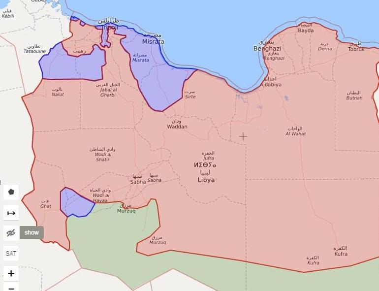Hafter kimdir Haritada Hafter güçlerinin işgalindeki bölgeler