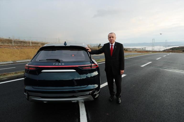 Son dakika: Yerli otomobilin ilk test sürüşü, Cumhurbaşkanı Erdoğandan