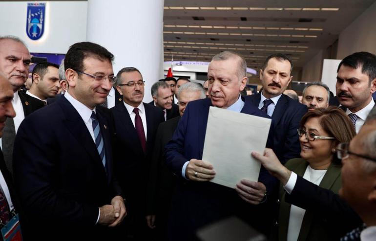 İmamoğlu, Cumhurbaşkanı Erdoğana 4 sayfalık mektup verdi