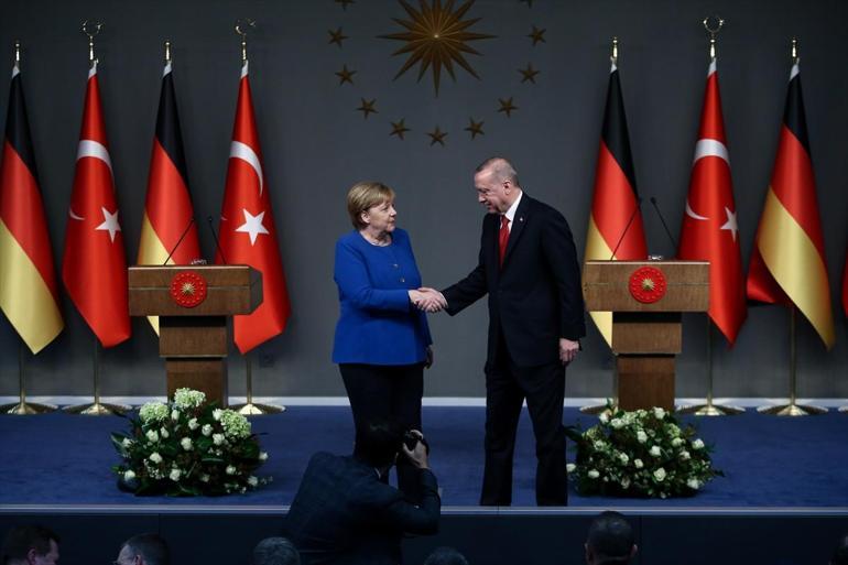 Cumhurbaşkanı Erdoğan ve Angela Merkel ortak basın toplantısı düzenledi