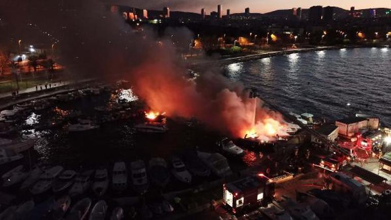 İstanbulda 3 teknede yangın