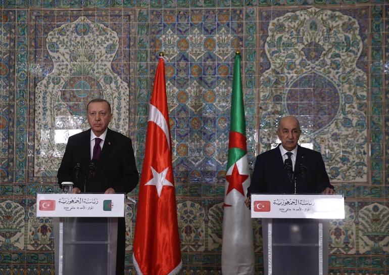 Cumhurbaşkanı Erdoğan Cezayirde