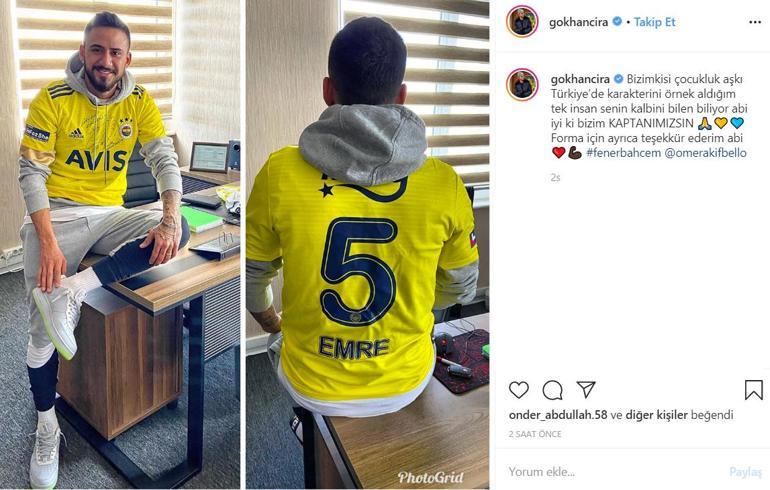 Gökhan Çıra Fenerbahçe formasını giydi