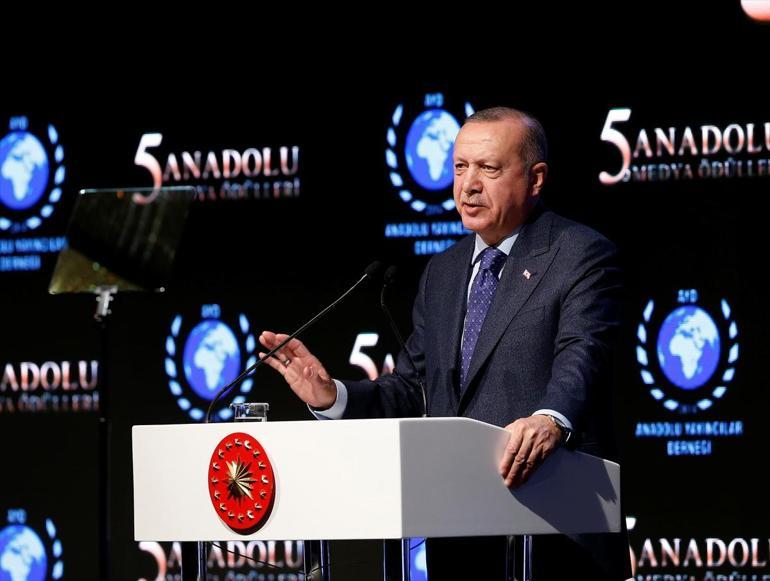 Cumhurbaşkanı Erdoğandan Yüzyılın Anlaşması tepkisi