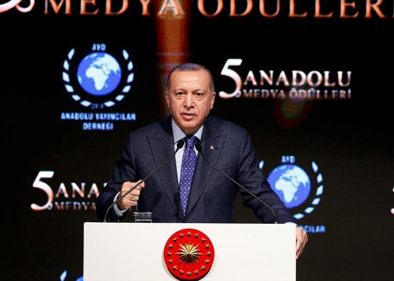 Cumhurbaşkanı Erdoğandan Yüzyılın Anlaşması tepkisi