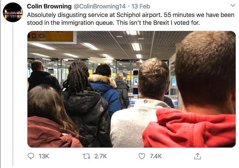 İngiliz yolcudan tepki: Brexit’i pasaport kuyruğunda beklemek için mi yaptık