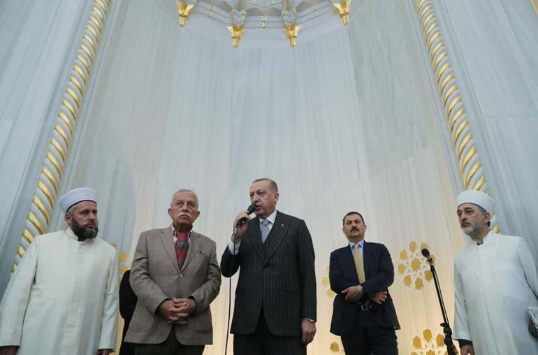 Cumhurbaşkanı Erdoğan, cuma namazının ardından cemaate seslendi