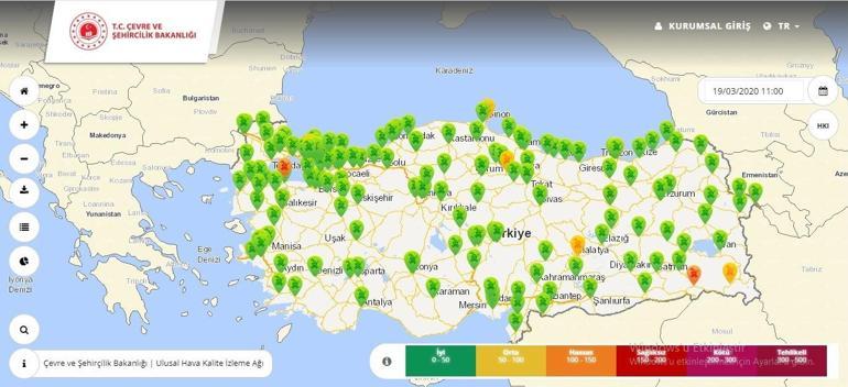 Türkiye sokağa çıkmadı hava temizlendi