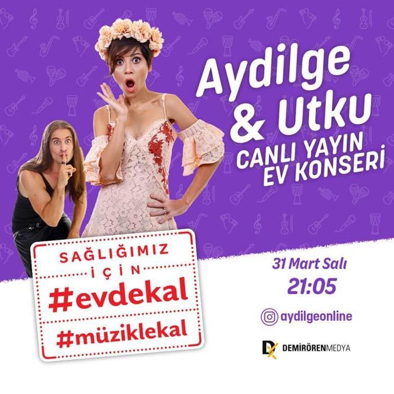 Aydilge ve Utku’dan Evlerinde Sıcacık Bir Konser