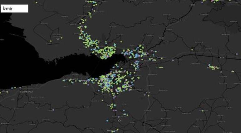 Corona virüsü İstanbul, Ankara, İzmir yoğunluk haritası