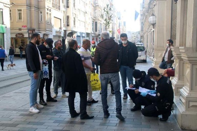 Taksim Meydanı ve İstiklal Caddesinde maske zorunluluğu getirildi