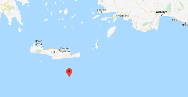 Akdenizde 4.3 büyüklüğünde deprem