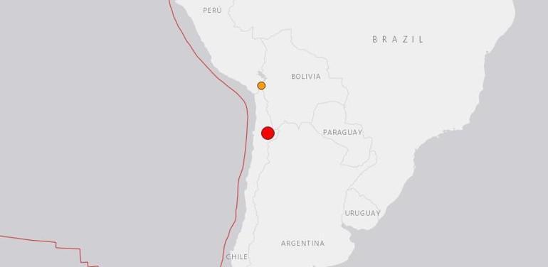 Son dakika... Şilide 6,8 büyüklüğünde deprem