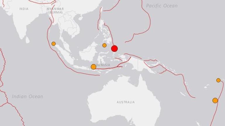 Son dakika... Endonezyada 7,1 büyüklüğünde deprem